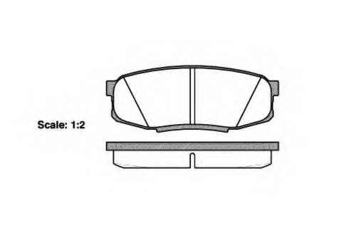 REMSA 1272.00 00 P83098 [0446660120] колодки дисковые з. Toyota Land Cruiser 4.7 V8/4.5D V8 08>