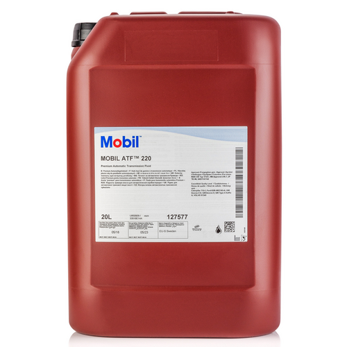 MOBIL 127577 ATF 220 (20L) жидкость для АКПП, ГУР минер. atf Dexron IID, MB 236.7, MAN 339 TYPE V-1 / Z-1