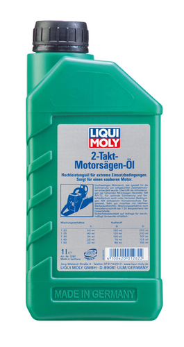 LIQUIMOLY 1282 Масло моторное минеральное для бензопил 2-TAKT-MOTORSAGEN-OIL 1Л (СТ. пр/ия: германия, ст. в/за: гер