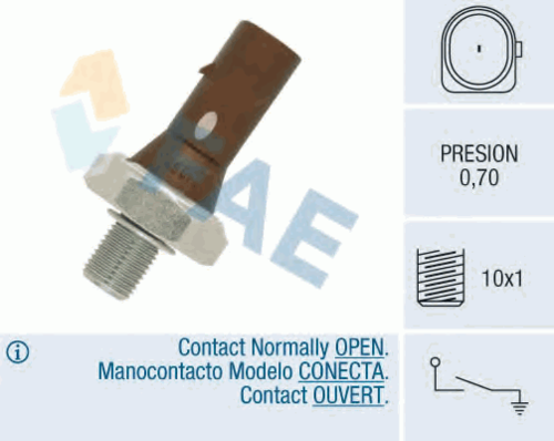 FAE 12890 Датчик давления масла