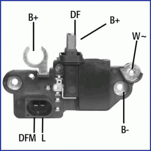 HUCO 130573 Реле-регулятор! Bosch 14.5V Audi A3/TT, VW Golf/Polo/Lupo/Bora 96>