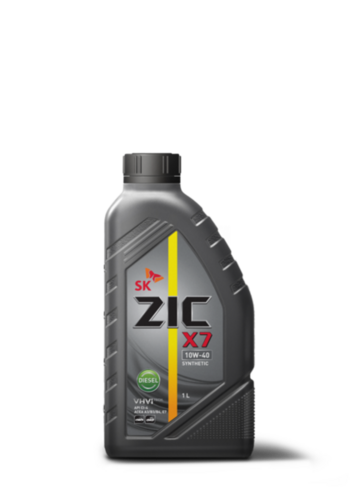 ZIC 132607 X7 DIESEL 10W40 (1L) масло моторное! API CI-4/SL, ACEA E7/B3/B4, MB 228.3