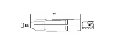 BREMI 13343/2 Вилка, свеча зажигания
