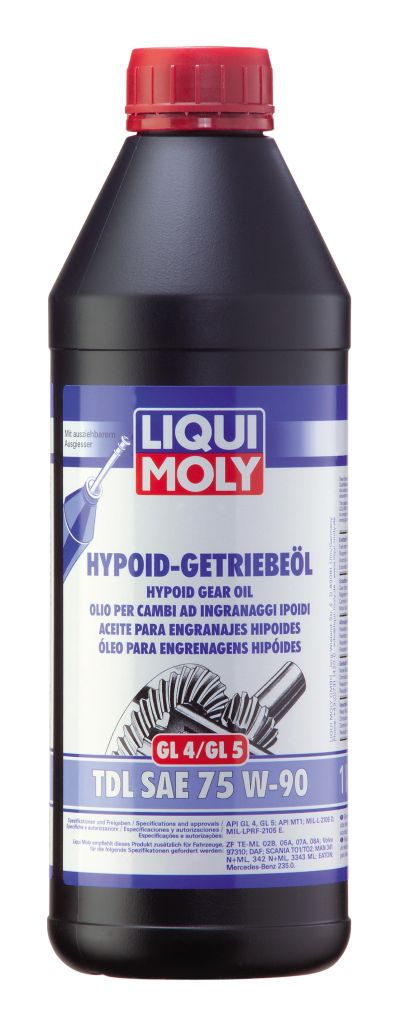 LIQUIMOLY 1407 LiquiMoly 75W90 Liqui Moly Hypoid-Getriebeoil TDL (1L) масло трансм.! полусинт. API GL 4, GL 5