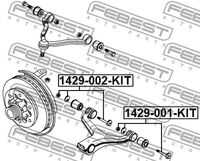 FEBEST 1429-001-KIT Болт регулировочный пер. рычага! SsangYong Actyon/Kyron/Rexton 01>