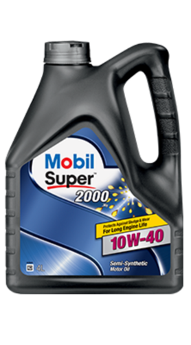 MOBIL 150018 Масло моторное Super 2000 X1 10W-40 (Полусинтетическое, 4л)