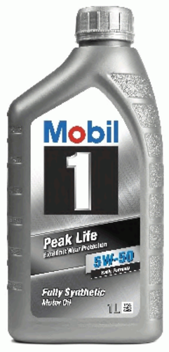 MOBIL 150037 Старый номер новый 153631 масло моторное 5W50 PEAK LIFE SYNTHETIC синтетическое 1L