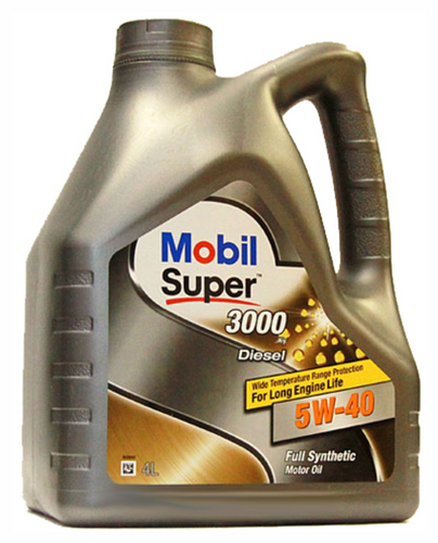 MOBIL 152062 5W40 (4L) SUPER 3000 X1 Diesel масло моторное! (синт.) ACEA A3/B4, RN0710, RN0700, MB 229.3
