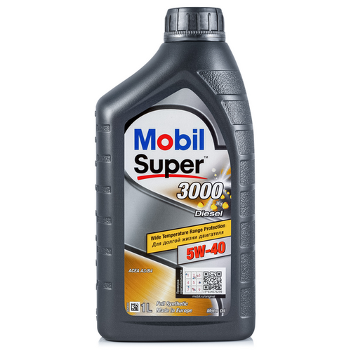 MOBIL 152573 Super 3000 X1 Diesel 5W40 (1L) масло моторное! синт. API CF, ACEA A3/B3/B4, MB 229.3;Масло моторное синтетика 5w-40 1 л