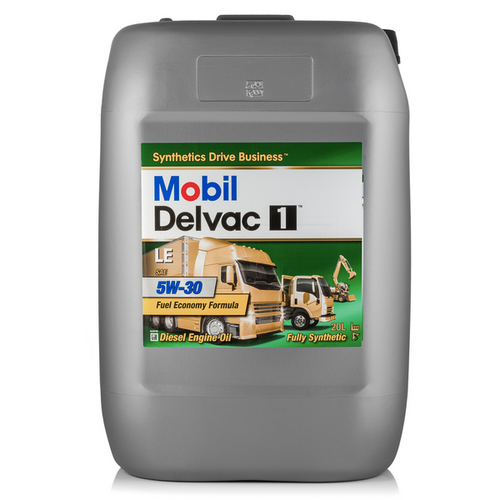 MOBIL 152707 Delvac 1 LE 5W30 (20L) масло мот.! син. ACEA E9/E7/E6,API CI-4/CJ4/SN, MB235.28/228.51