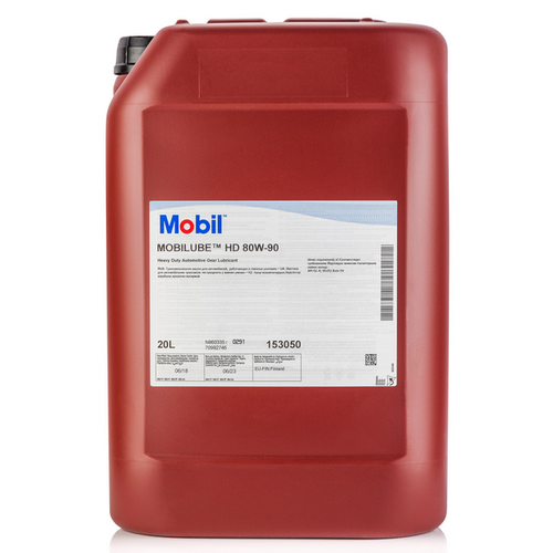 MOBIL 153050 Ube HD 80W90 (20L) масло трансмис.! минер. api GL-5