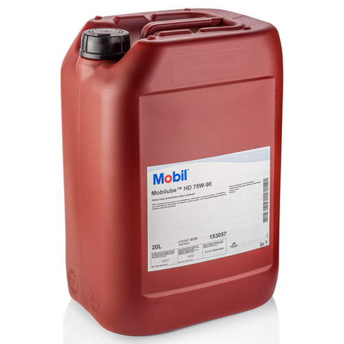 MOBIL 153057 Ube HD 75W90 (20L) масло трансм.! син. API GL-5