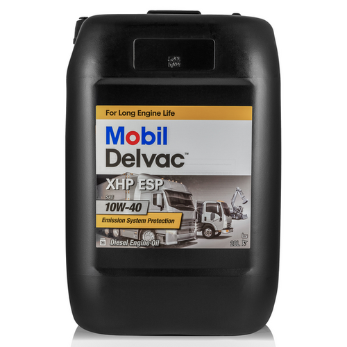 MOBIL 153121 Delvac XHP ESP 10W40 (20L) масло мот.! синт. API CJ-4/CI-4+/CI-4, ACEA E9/E7/E6/E4, MB 228.51