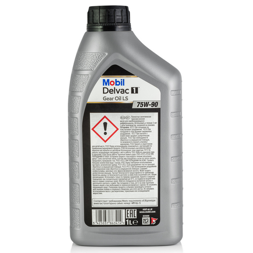 MOBIL 153469 75W90 (1L) Delvac 1 Gear Oil LS масло трансм.! API GL-5