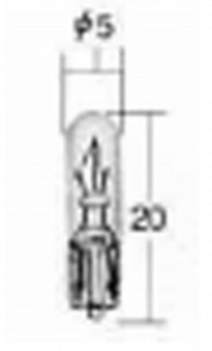 KOITO 1584 Лампа дополнительного освещения Koito (уп. 10 шт.);Лампа накаливания