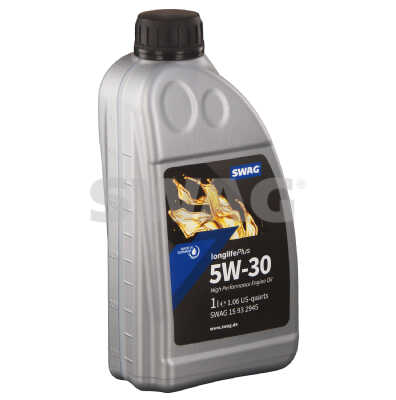 SWAG 15 93 2945 Масло моторное SAE 5W-30 Longlife Plus synthetic (1л) SN,CF A3,B4,C3 BMW Longlife-04, MB 2