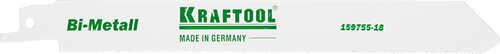 KRAFTOOL 15975518 Полотно 'INDUSTRIE QUALITAT', S1122EF, для эл/ножовки, Bi-Metall, по ме,