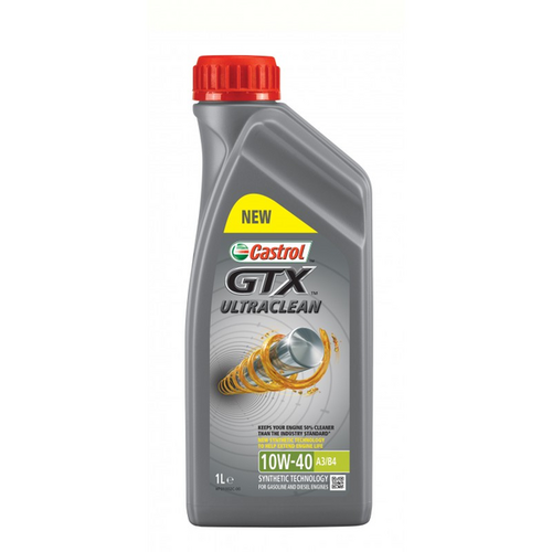 CASTROL 15A4DE 10W40 (1L) GTX ULTRACLEAN масло мот.! ACEA A3/B3, A3/B4, API SL/CF, Fiat 9.55535-D2/G2