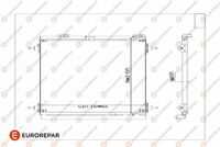 EUROREPAR 1610161980 Радиатор кондиционера CITROEN C4 / PEUGEOT 307/308 1.8/2.0/1.6D/2.0D 02-