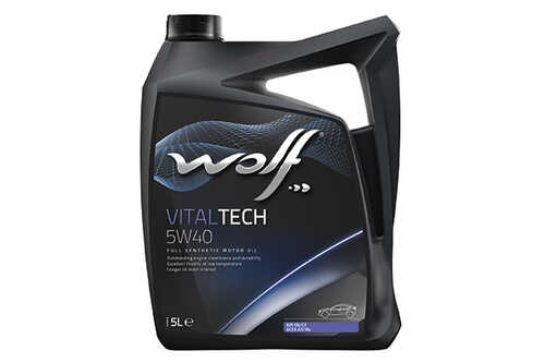 WOLF 161165 VITALTECH 5W-40 5 л моторное масло,