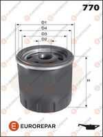 EUROREPAR 1619270580 Фильтр масляный VAG 1.0-1.4 11-