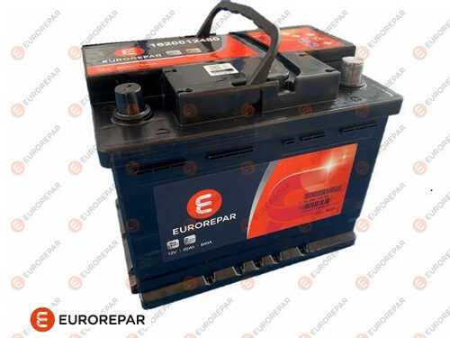 EUROREPAR 1620012480 АКБ, ёмкость а/ч / ток холодного пуска L2 60/640 EFB, размер мм 242 x 175 x 190 PEUGEOT 307 2.0i 136