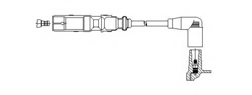 BREMI 162/27 Провод зажигания