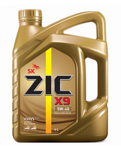 ZIC 162613 X9 5W40 (4L) масло моторное! API SN, ACEA A3/B3/B4, VW 502.00/505.00/503.1, LL-01, RN 0700/0710