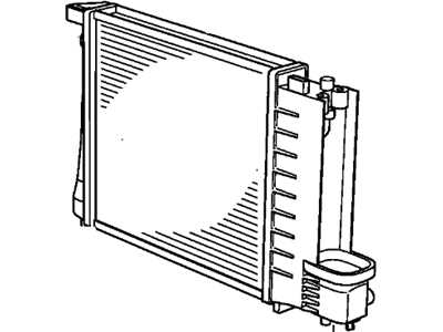 BMW 17111728907 Радиатор охлаждающей жидкости 3' E30, E36, Z3