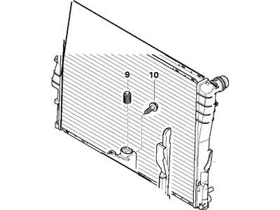 BMW 17113415693 Радиатор, охлаждение двигателя