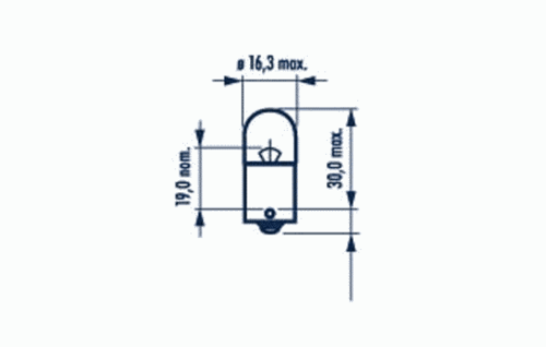 NARVA 17186 Лампа! (R5W) 24V 5W BA15d Heavy Duty накаливания