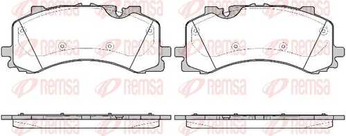 REMSA 1744.00 Колодки дисковые передние! Audi Q7 15-19