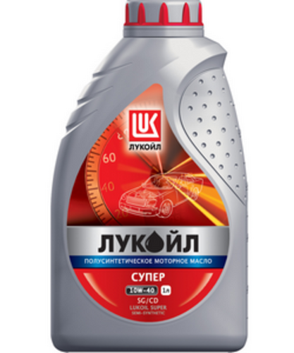 LUKOIL 19191 Лукойл супер 10W40 (1L) масло моторное! полусинтетическое API SG/CD