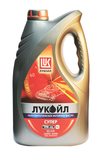 LUK 19192 Лукойл супер 10W40 (4L) масло моторное! полусинтетическое API SG/CD