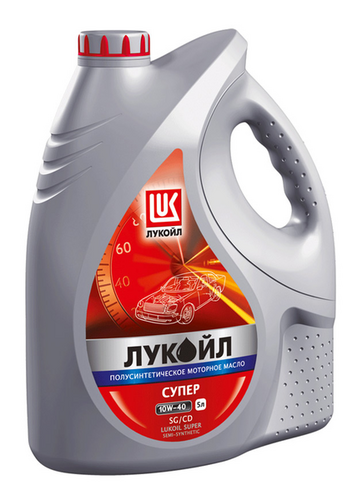 LUKOIL 19193 Лукойл супер 10W40 (5L) масло моторное! полусинтетическое API SG/CD