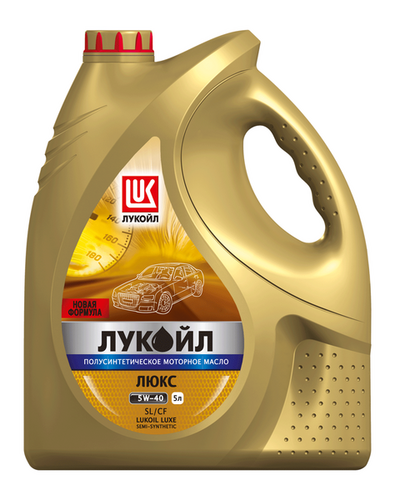 LUKOIL 19300 Лукойл люкс 5W40 (5L) масло моторное! полусинт. API SL/CF;Масло моторное LUXESEMI-SYNTHETIC 5W-40 полусинтетика 5 л.