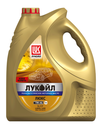 LUKOIL 19300 Лукойл люкс 5W40 (5L) масло моторное! полусинт. API SL/CF