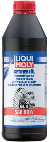 LIQUIMOLY 1952 LiquiMoly 80W Getriebeoil (1L) масло трансмис.! мин. api GL 4:MAN 341TypZ1/E1,MB235.1,ZF,MIL-L 2105