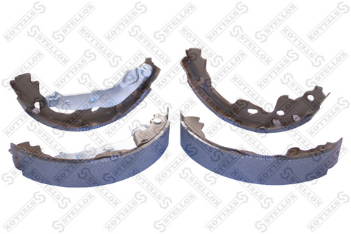 STELLOX 198 100-SX 4187.00 колодки барабанные Citroen C1,Peugeot 107, Toyota Yaris <01/Aygo 1.0/1.4D 05>;Колодки тормозные