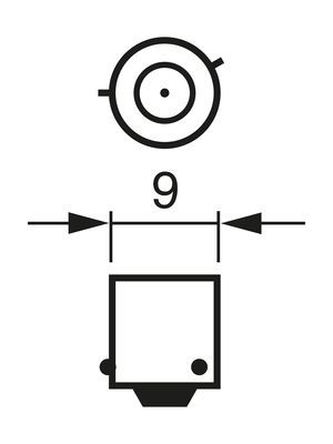 BOSCH 1 987 301 061 Лампа накаливания, задний гарабитный огонь