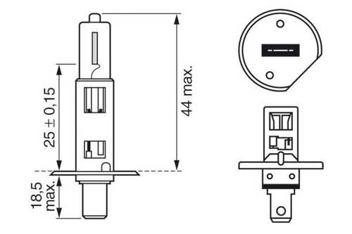 BOSCH 1 987 302 011 Лампа накаливания, основная фара