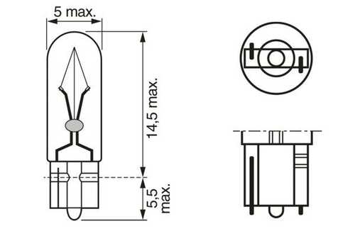 BOSCH 1 987 302 208 Лампа накаливания