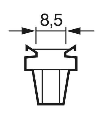 BOSCH 1 987 302 219 Лампа! 12V 1.2W BX8,5d приборная панель