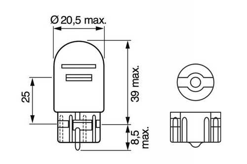 BOSCH 1 987 302 252 Лампа накаливания, фонарь указателя поворота