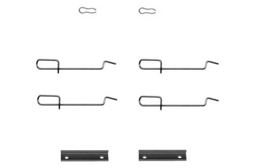 BOSCH 1987474197 Ремкомплект торм. колодок зад. Renault Megane 1.2/1.4/1.6 99>/Clio 1.2/1.5 01>