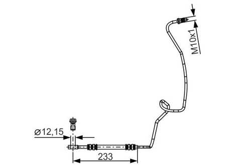 BOSCH 1987481338 Тормозной шланг