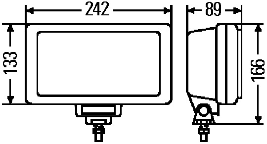 HELLA 1NE006300051 Фара противотуманная универсальная 12V/24V