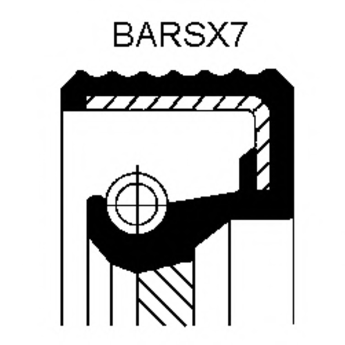 CORTECO 20034087B Сальник CORTECO 20034087B MB M646648 02
