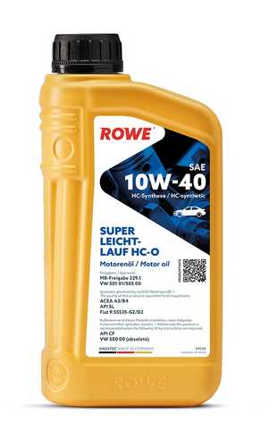 ROWE 20058001099 Масло моторное HIGHTEC SUPER LEICHTLAUF 10w-40 (1л)