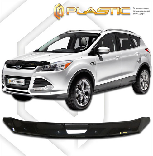 CAPLASTIC 2010010108878 Дефлектор капота Ford Kuga 2012 2016 (Classic черный)